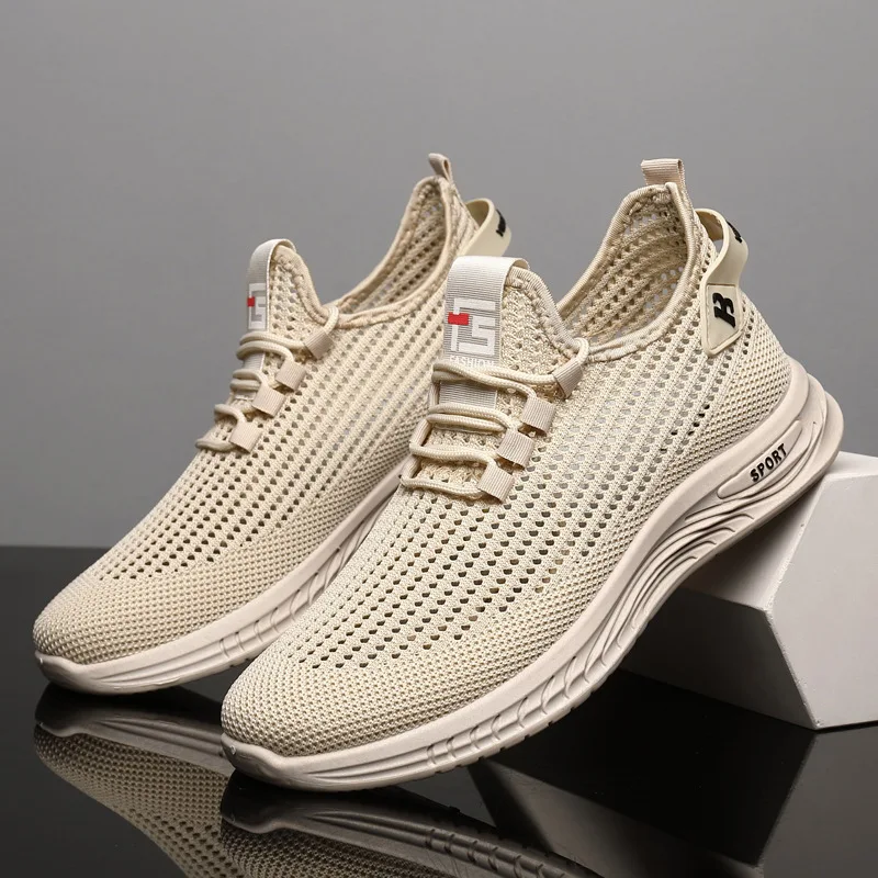 Men Mesh Knit Running Sneakers - Shock Absorbing Gym Trainers review and price